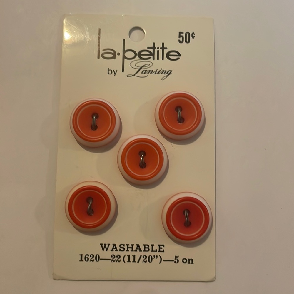 Vintage La Petite by Lansing Washable Buttons